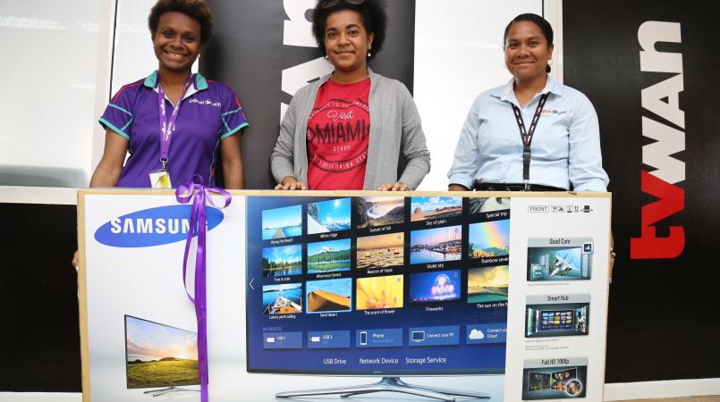 Digicel Play gives away 55 inch TVs to 4 lucky winners | Loop PNG