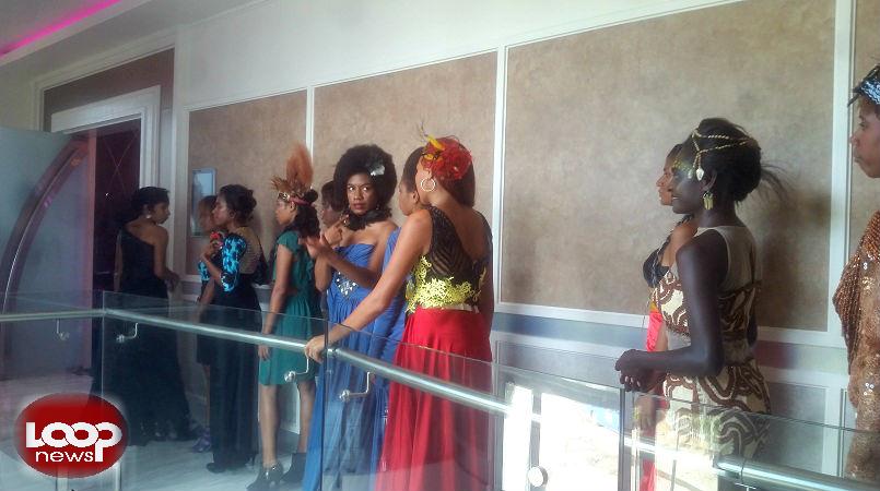 Models during yesterday&#039;s runway