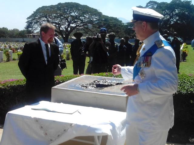 His Royal Highness Prince Andrew visit Bomana War Cemetery