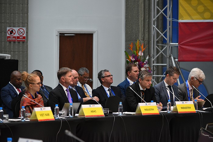 Representatives from the PNG mining and petroleum industry at last week’s 6th APEC Ministers Responsible for Mining Meeting