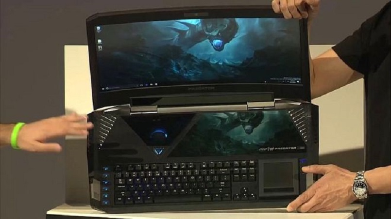 laptop with screens unveiled
