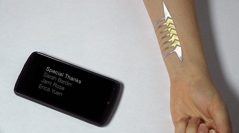 WATCH: Taiwanese PhD student creates flash tattoos that let you control  your phone - Tech Wire Asia